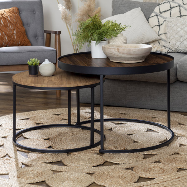 Union Rustic Eddyville Nesting Coffee Table & Reviews Wayfair